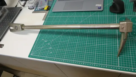 Finished steel presentation tool showing a highly detailed military star insignia laser engraved on the head.